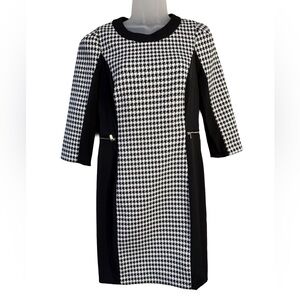 H&M Monochrome Houndstooth Dress